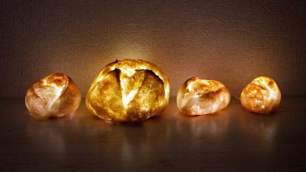 Yukiko Morita's Pampshades bread lights