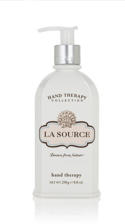 <a href="https://www.crabtree-evelyn.com.au/p-688-la-source-hand-therapy-250g.aspx" target="_blank">La Source Hand Therapy, $45, Crabtree &amp; Evelyn</a><br>