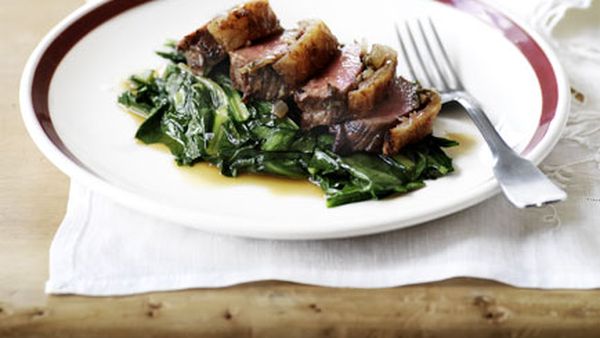 Lamb with capers and anchovies