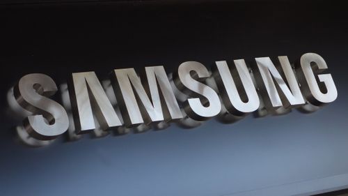 Logotipo de Samsung en Nueva York.  (AFP)