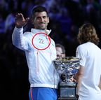 Hilarious detail in Djokovic jacket