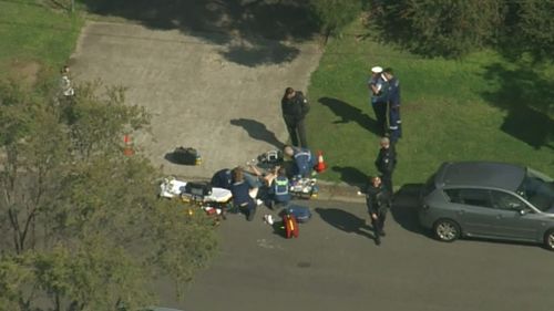 The man was taken to Liverpool Hospital for surgery. (9NEWS)