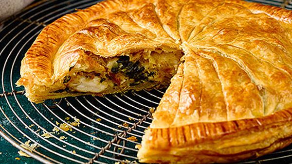 Chicken, spinach and ricotta pithiviers