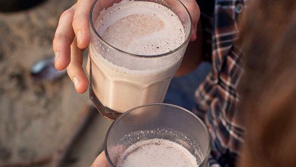 Boozy hot chocolate