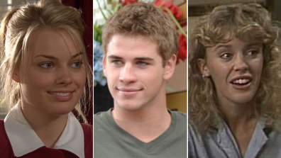 Margot Robbie, Liam Hemsworth and Kylie Minogue.