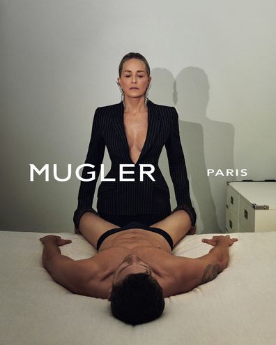 Sharon Stone, 67, wows fans in sultry plunging blazer for new Mugler campaign