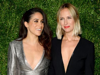 Meghan Markle and fashion designer Nonoo in 2015.