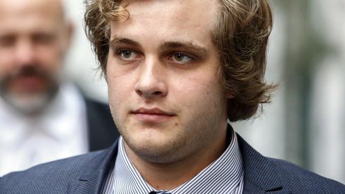 The DNA of two murdered family members was found on former Perth schoolboy Henri van Breda's hand. (AFP)