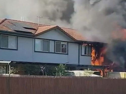 A young girl has died and a woman in her 30s is unaccounted for after flames tore through a row of townhouses east of BrisbaneRaven Rodgers-Talk, eight, ﻿was tragically killed in the fire and the family babysitter Stephanie Ryan is still missing following the horrific blaze, 9News can confirm.
9News understands Raven's parents, Matthew Glen Rodgers-Talk and Chloe Louise Rodgers-Falk, were in Ballina in NSW at the time of the fire.﻿