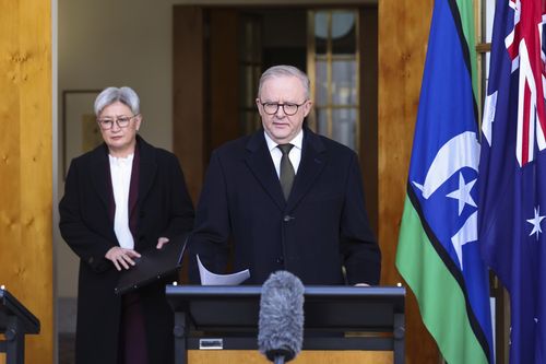 O ministro de Relações Exteriores, Penny Wong, e o primeiro -ministro Anthony Albanese dizem que a Austrália reconhecerá o estado palestino.