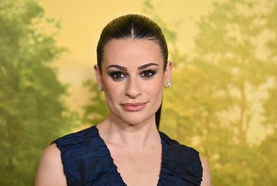 US actress Lea Michele arrives for the world premiere of Universal Pictures' "Knock at the Cabin", at Jazz at Lincoln Centers Frederick P. Rose Hall in New York City on January 30, 2023. 