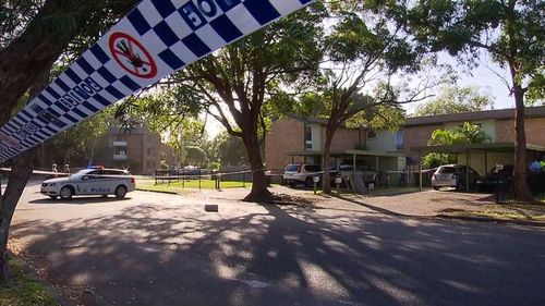 A 51-year-old man was found dead inside a home unit in south Hamilton on Friday morning.