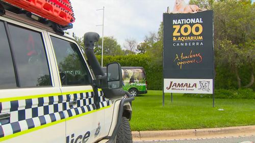A woman was found dead inside a commercial kitchen at the National Zoo & Aquarium in Canberra.