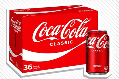 9PR: Coca-Cola Classic Soft Drink Multipack Cans 36 x 375mL