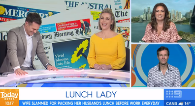 Carla Bignasca and Brendan Jones discuss the controversial lunch on Today Extra.