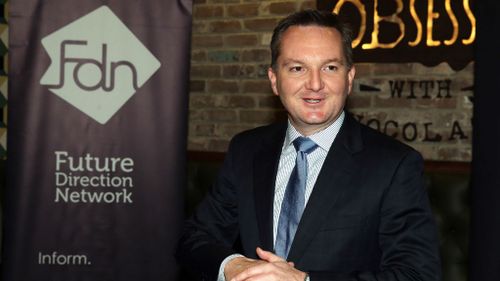 The Hon Chris Bowen speaking at the Future Direction Network 2015 Scholarship Presentation. (Paul Seiser, Melba Studios)