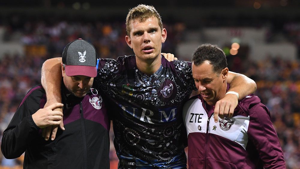 Scans show Manly fullback Tom Trbojevic out for 6-8 weeks with ankle injury