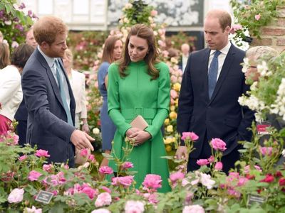 Prince Harry, Kate Middleton and Prince William, 2016