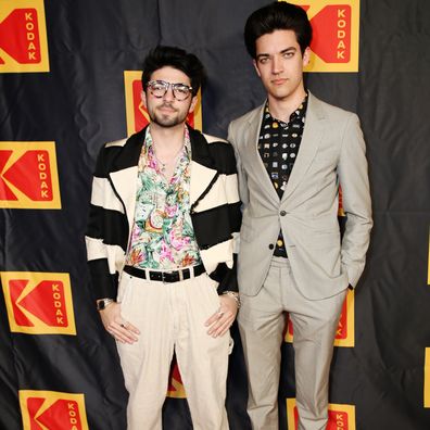 Jamie Dolan and Adam Faze attend the Fourth Annual Kodak Film Awards at ASC Clubhouse on January 29, 2020 in Los Angeles, California. 