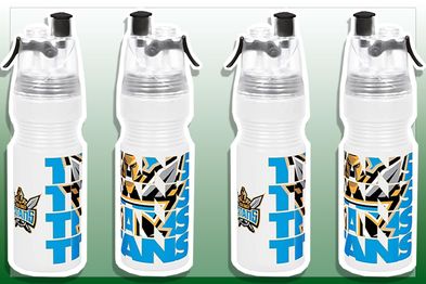 9PR: Gold Coast Titans NRL Misting Drink Bottle & Water Mister