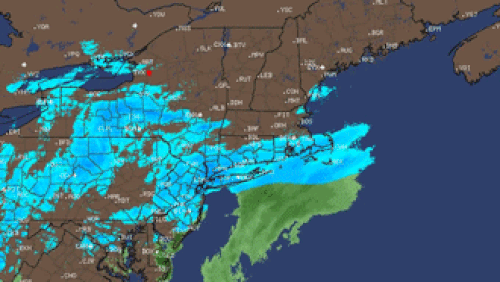A huge snowstorm is set to batter New York and Boston. (9NEWS)