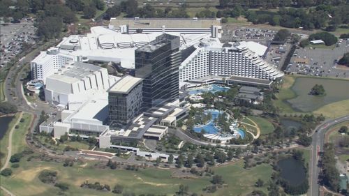 A woman has been found dead ﻿in a room at Perth's Crown Towers hotel.The body of the woman in her 30s was found at the five star hotel about 11am today.