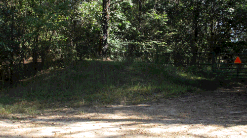 The spot where burn victim Jessica Chambers was found in December 2014 in Courtland. (AP)