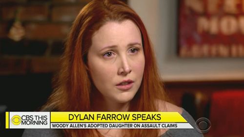 Farrow said it's appropriate to be outraged about years of being "ignored and disbelieved, and tossed aside". (CBS)