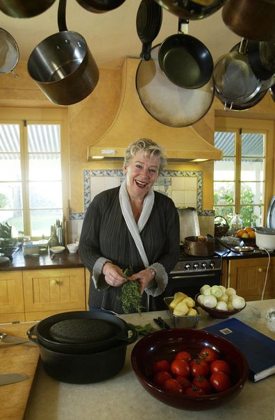 Maggie Beer in the kitchen of her Barossa Valley home, 2004
