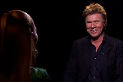 Richard Wilkins interviewing Beyonce in 2008.