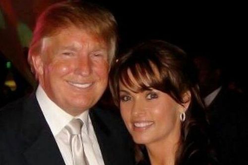 Donald Trump with Karen McDougal. (Twitter)