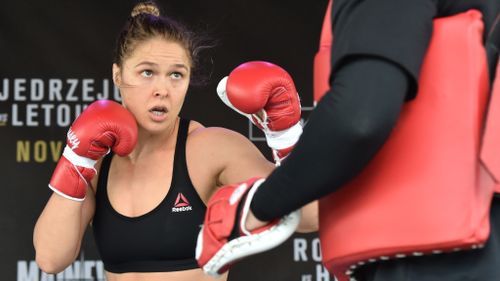 UFC fighter Ronda Rousey. (AAP)