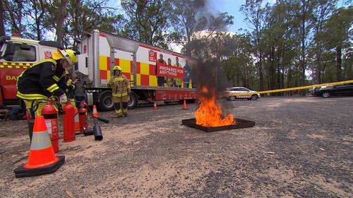 The program is aimed at teaching teen girls what it takes to be a firefighter.