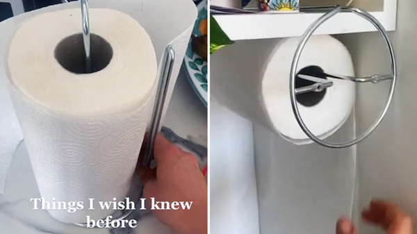 This Nifty Paper Towel Holder Saves Space—and It's Up to 42% Off