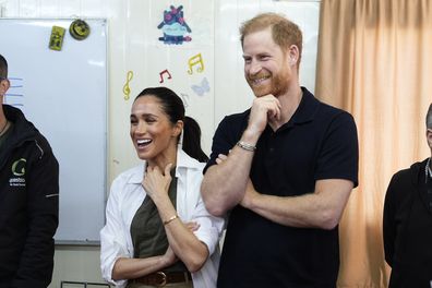 The Duke and Duchess of Sussex attend a World Health Organisation roundtable with key donors and humanitarian partners in Amman, Jordan.