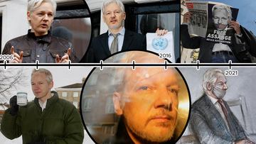 Julian Assange timeline.