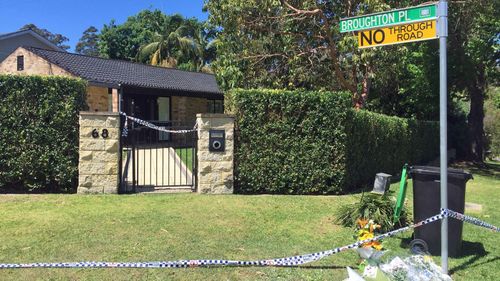 The family's home in Davidson, on the Northern Beaches.