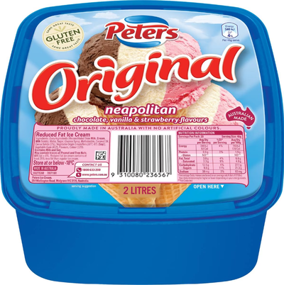 Peters Original Neapolitan Ice Cream