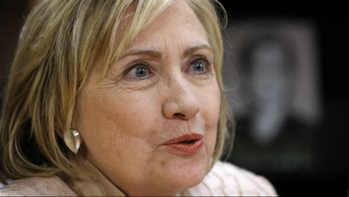 Hillary Clinton is one person Knight wants to interview most. (AP Photo/Steven Senne)