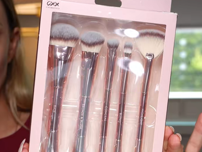 Makeup brushes from Kmart