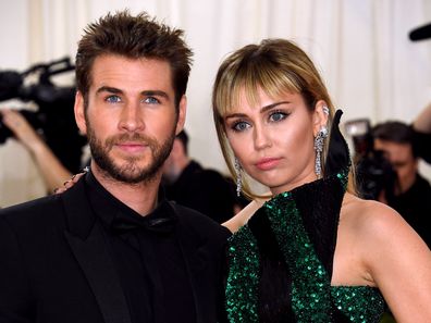 Miley Cyrus, Liam Hemsworth, Metropolitan Museum of Art Costume Institute Benefit Gala, 2019, New York, USA