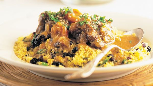 Moroccan lamb and couscous