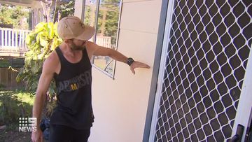 Goodna resident Paul Harding, who currently lives in a caravan with his family at the front of their damaged home, said he doesn&#x27;t qualify for the government&#x27;s flood relief support.