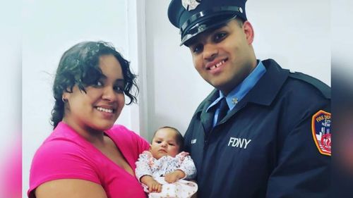 New York firefighter's five-month-old Jay-Natalie died from coronavirus