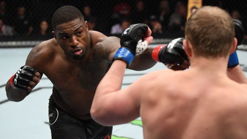 Walt Harris is ranked #8 in the UFC Heavyweight Division.