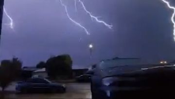 Perth saw at least 370,000 lightning strikes yesterday.