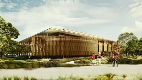 An artist's impression of the new campus.