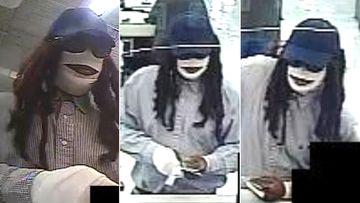 A man who wrapped himself in white bandages before robbing a Texan bank on Friday the 13th has been dubbed the 