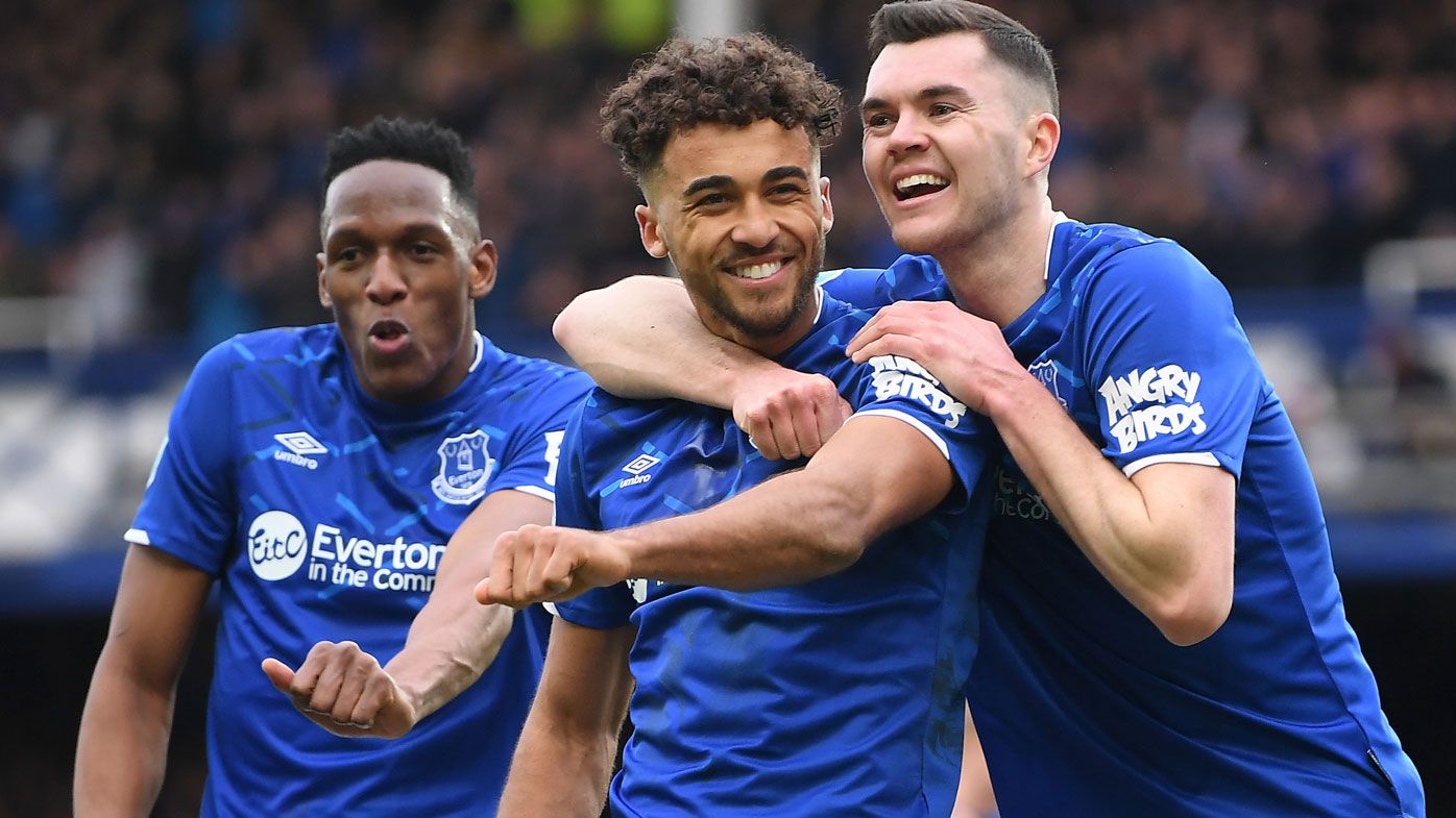 Everton beat Crystal Palace to go seventh in EPL
