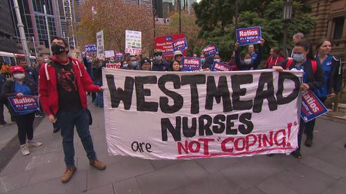Nurses and midwives strike over working conditions in NSW.